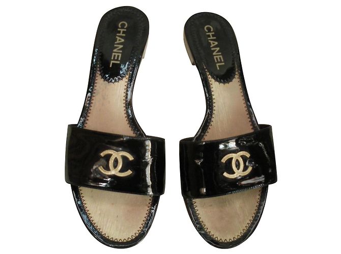 Chanel Mules Black