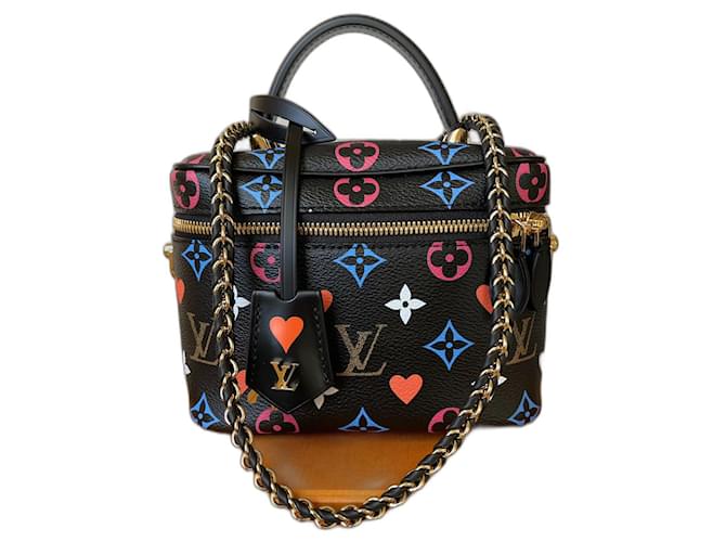 Louis Vuitton Game On Vanity PM Black Monogram Multicor Lona  ref.346580