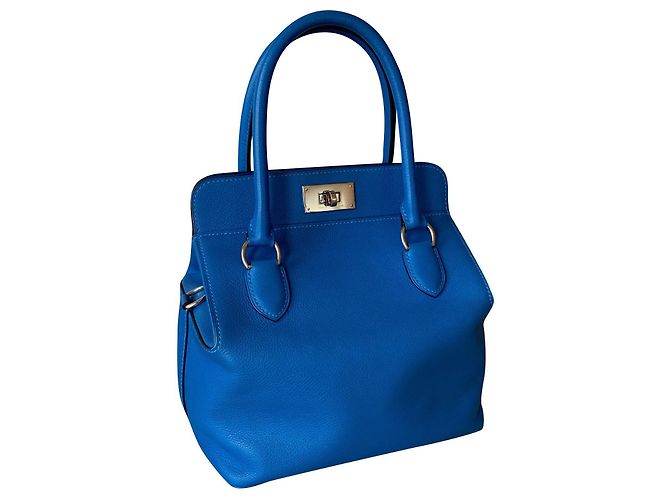 Hermès Toolbox 20 Blue Hydra Evercolor Palladium Hardware