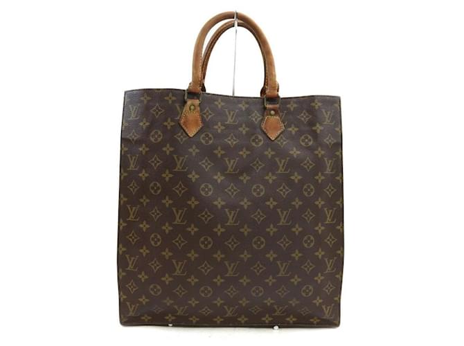 Louis Vuitton Tasche mit Monogramm-Sac Plat Leder  ref.346688