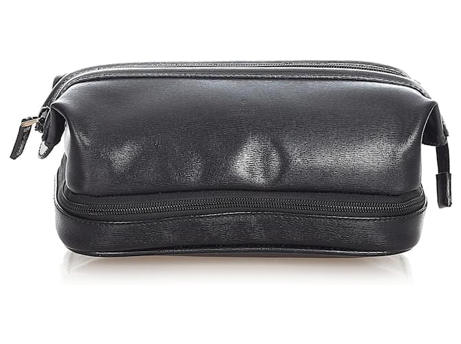 Gucci Black Leather Pouch Pony-style calfskin  ref.346859