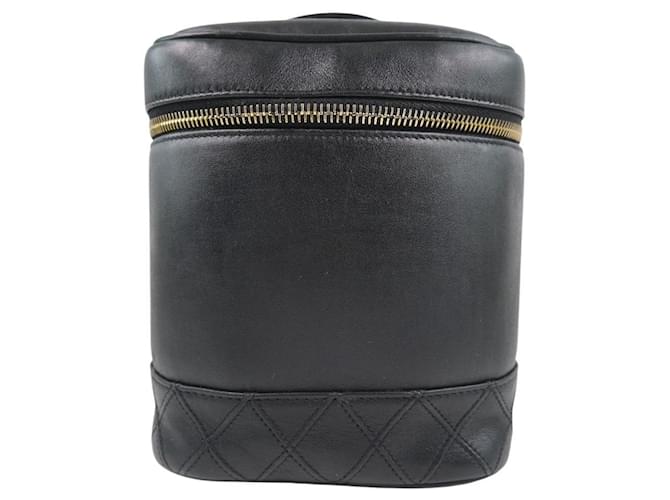 Chanel Vanity Black Leather  ref.347033