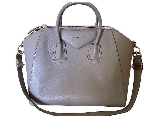 Bolsa tote Givenchy em couro cinza