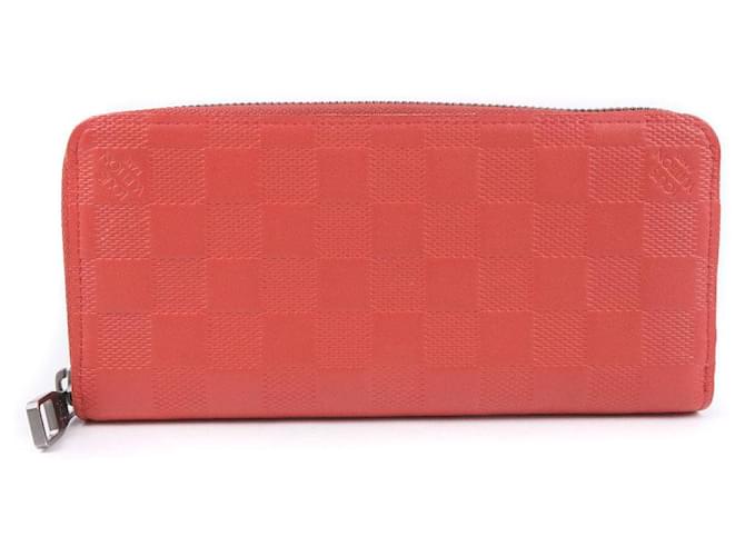 Louis Vuitton Zippy Wallet Red Leather  ref.347203