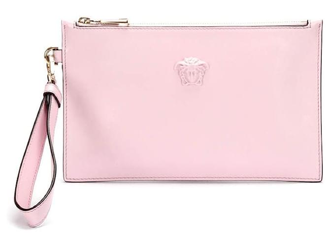 Versace Deuxième sac en rose Cuir  ref.347614