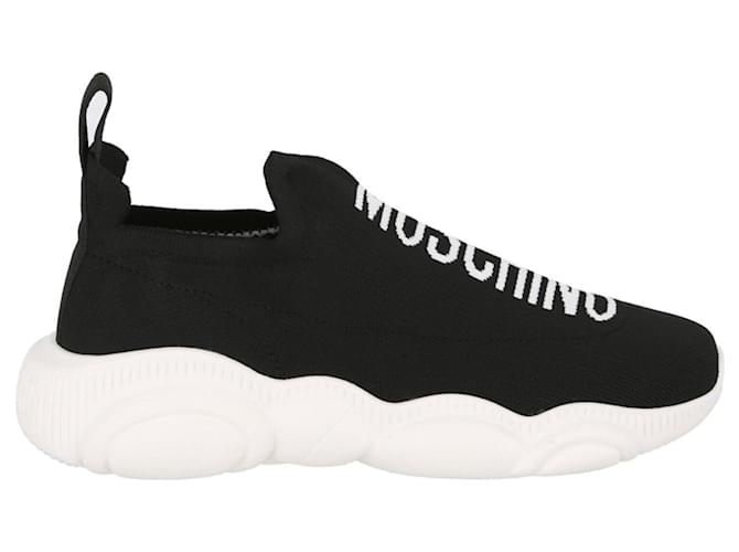 womens moschino teddy trainers