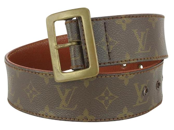 Louis Vuitton Ultra Rare Vintage Monogram Belt First Edition  ref.347697