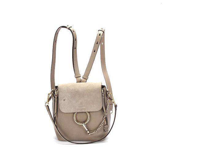 Zaino Chloé Beige Pelle