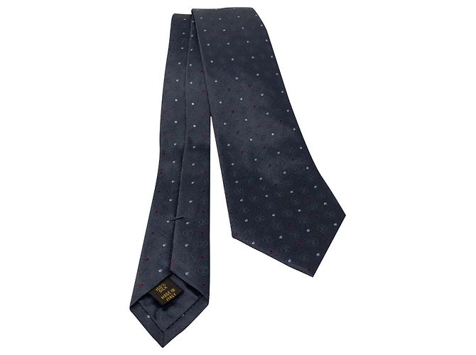 Louis Vuitton Silk Tie Grey