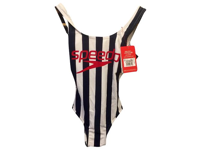 Autre Marque Maiô Speedo azul e branco