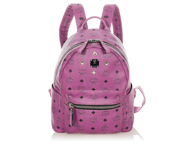 mcm purple backpack