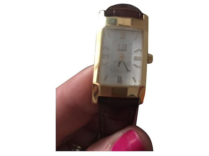 Alfred Dunhill Facet Lady Gold hardware Gold-plated  ref.348778
