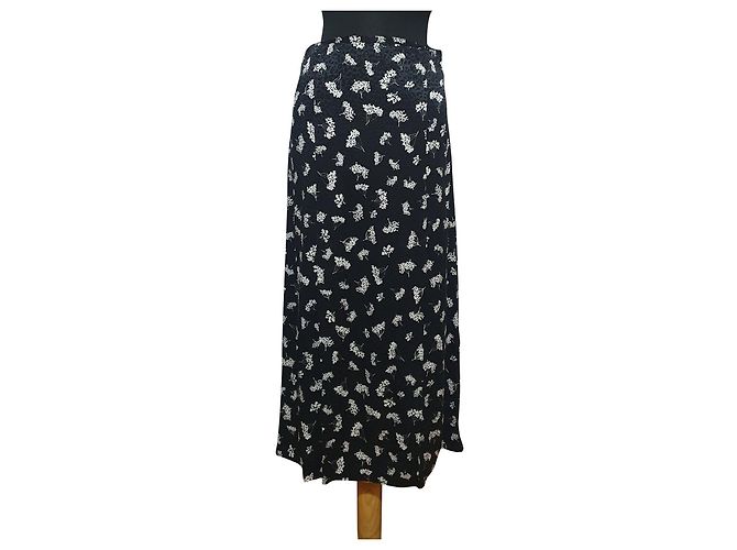 Gonna a trapezio Maje Jiseille colore ribes nero Multicolore