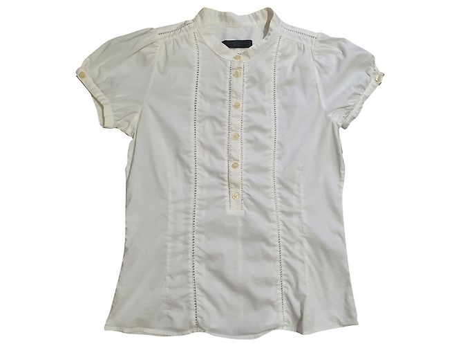 Blusa de algodão branca Bruuns Bazaar Branco