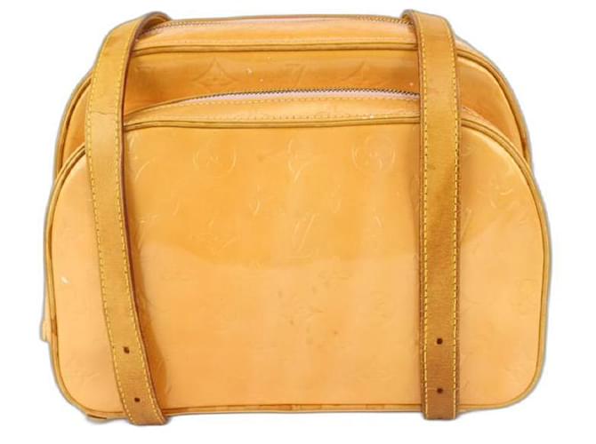 Louis Vuitton Orange Salmon Vernis Monogram Murray Backpack Leather  ref.348928 - Joli Closet