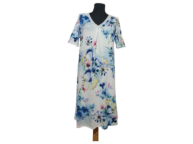 Vestido Louis Féraud de algodón con estampado floral Multicolor