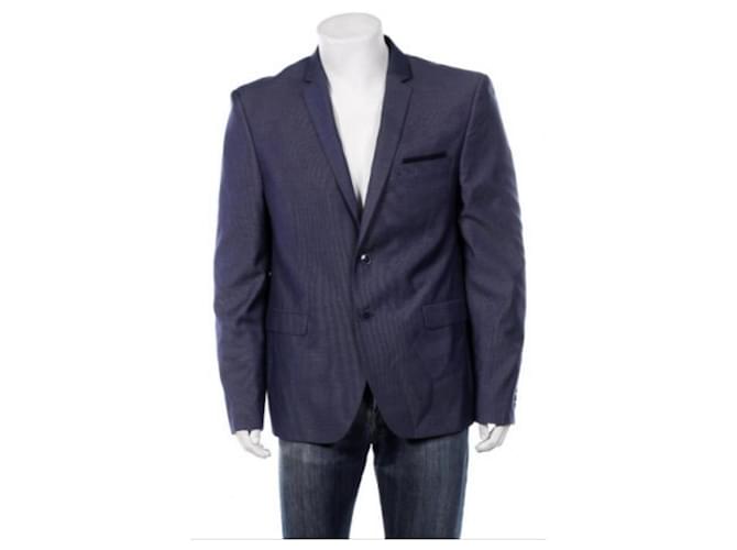 Georges Rech Unanyme Homme NWT Laurnet Blue Suit Jacket Polyester Viscose  ref.348932