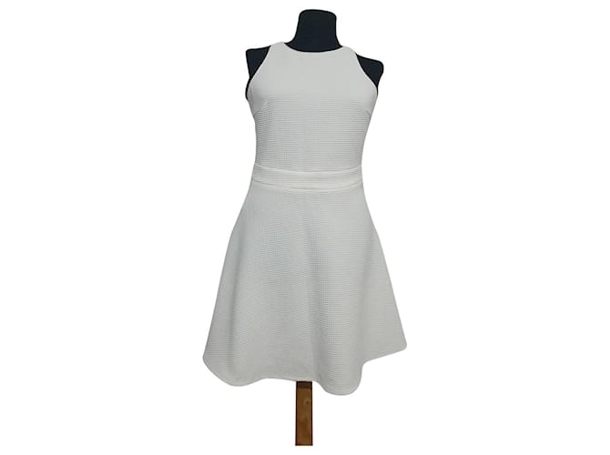 Pinko Dresses White Polyester Elastane  ref.348942