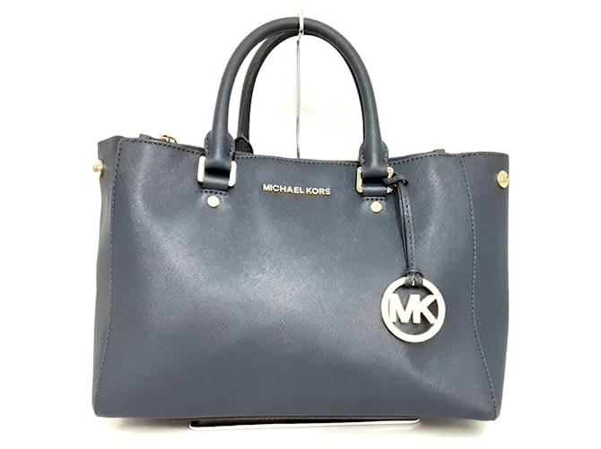 michael kors navy tote bag