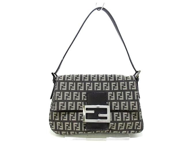 Fendi Mamma Baguette Black Cloth ref.349878 - Joli Closet