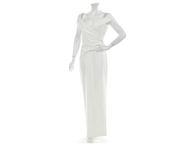 Ralph Lauren Dresses White Polyester Elastane  ref.349959