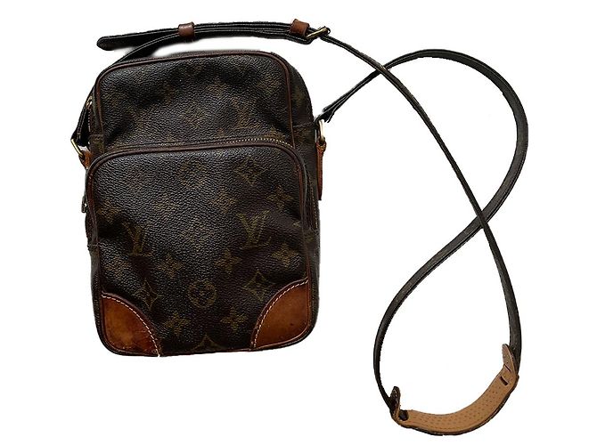 Louis Vuitton Amazon Bolso de Hombro Monogram Marrón Castaño