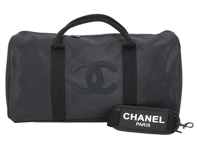 Bolso de mano de Chanel Negro Sintético  ref.350101