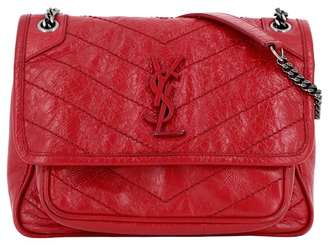 Ysl niki bag discount red