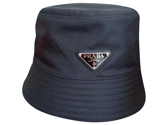 Prada hat nylon Black  ref.350200