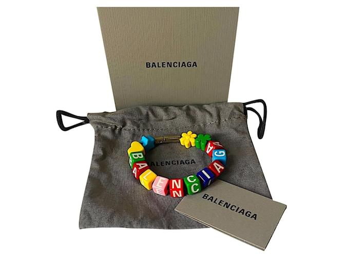 Balenciaga Multicolor Toy Bracelet Multiple colors Acetate  ref.350238
