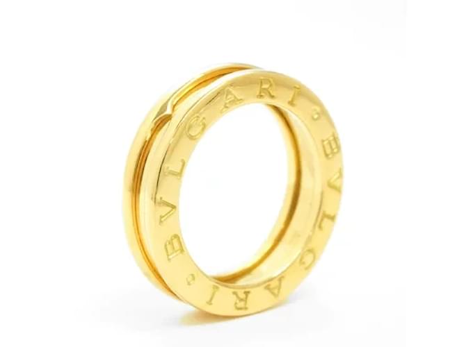 BVLGARI B.Zero1 Yellow Gold 4-Band Ring, Size 53