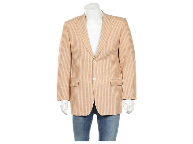 Autre Marque Blazer Daniel Hechter de lã linho e viscose Multicor