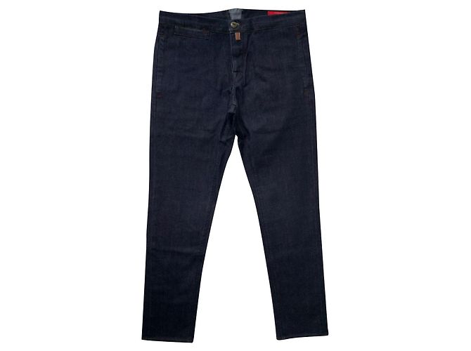 Jacob Cohen J629C Vaqueros de vestir hechos a mano Made in Italy
