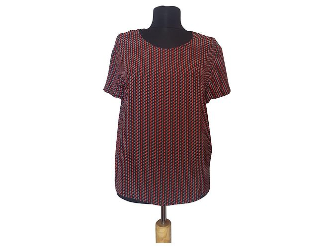 Blusa de seda Closed multicolorida Multicor 