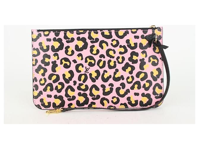 Louis Vuitton Pink Monogram Wild at Heart Neverfull Pochette