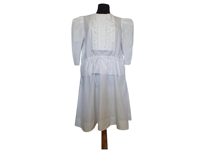 See by Chloé Dresses White Cotton  ref.352041
