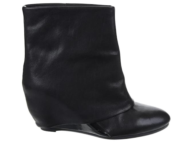 French Connection BOOTS Nero Pelle  ref.352053