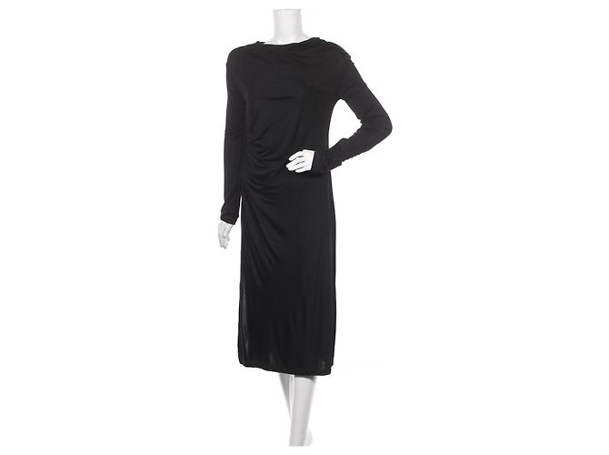 Dagmar Kleid schwarz Viscose Größe L