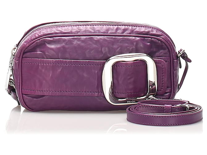 prada purple crossbody