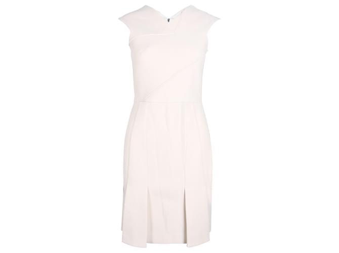 roland mouret cream dress