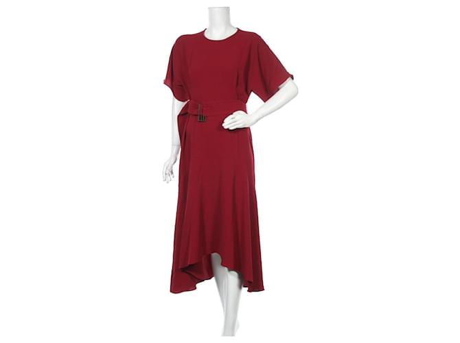 Whistles Robes Polyester Elasthane Rouge  ref.353275