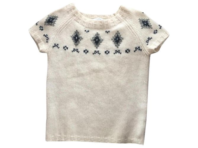 Pull Brunello Cucinelli en cachemire crème Écru