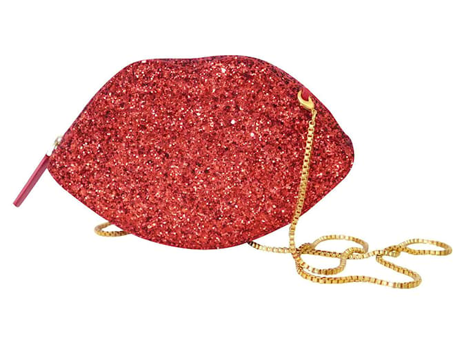 lulu guinness red bolsa