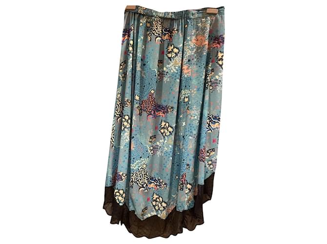 Zadig & Voltaire petticoat Turquoise Polyester  ref.353500