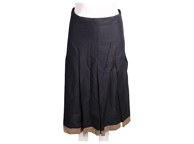 dkny linen skirt