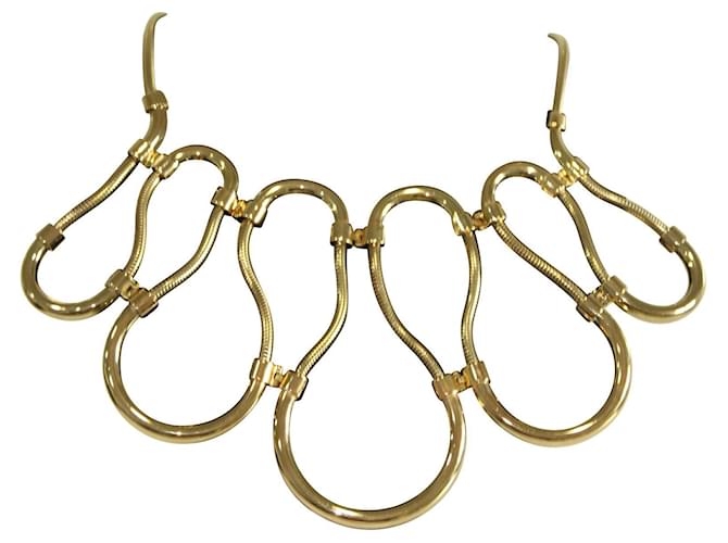 Lanvin collar de cadena Dorado Metálico Metal  ref.354066