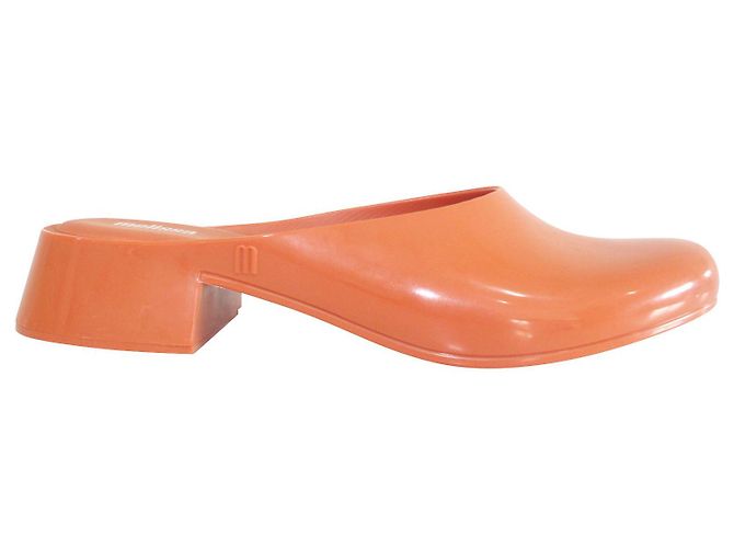 Melissa Low Heel Mules Brown
