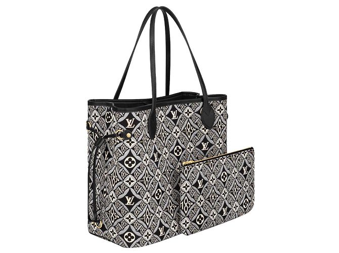 Louis Vuitton LV Neverfull da 1854 Nero Pelle