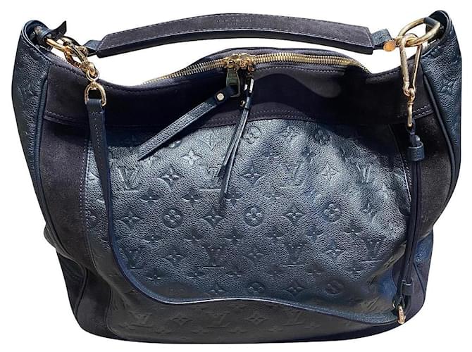 Louis Vuitton The daring Black Leather  ref.354335