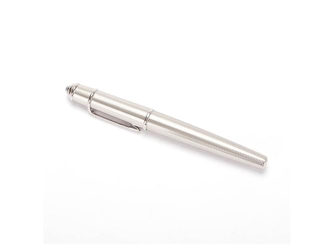 Cartier Ballpoint Pen in Metallic | Silver Silvery  ref.354559